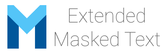 Extended Masked Text Logo