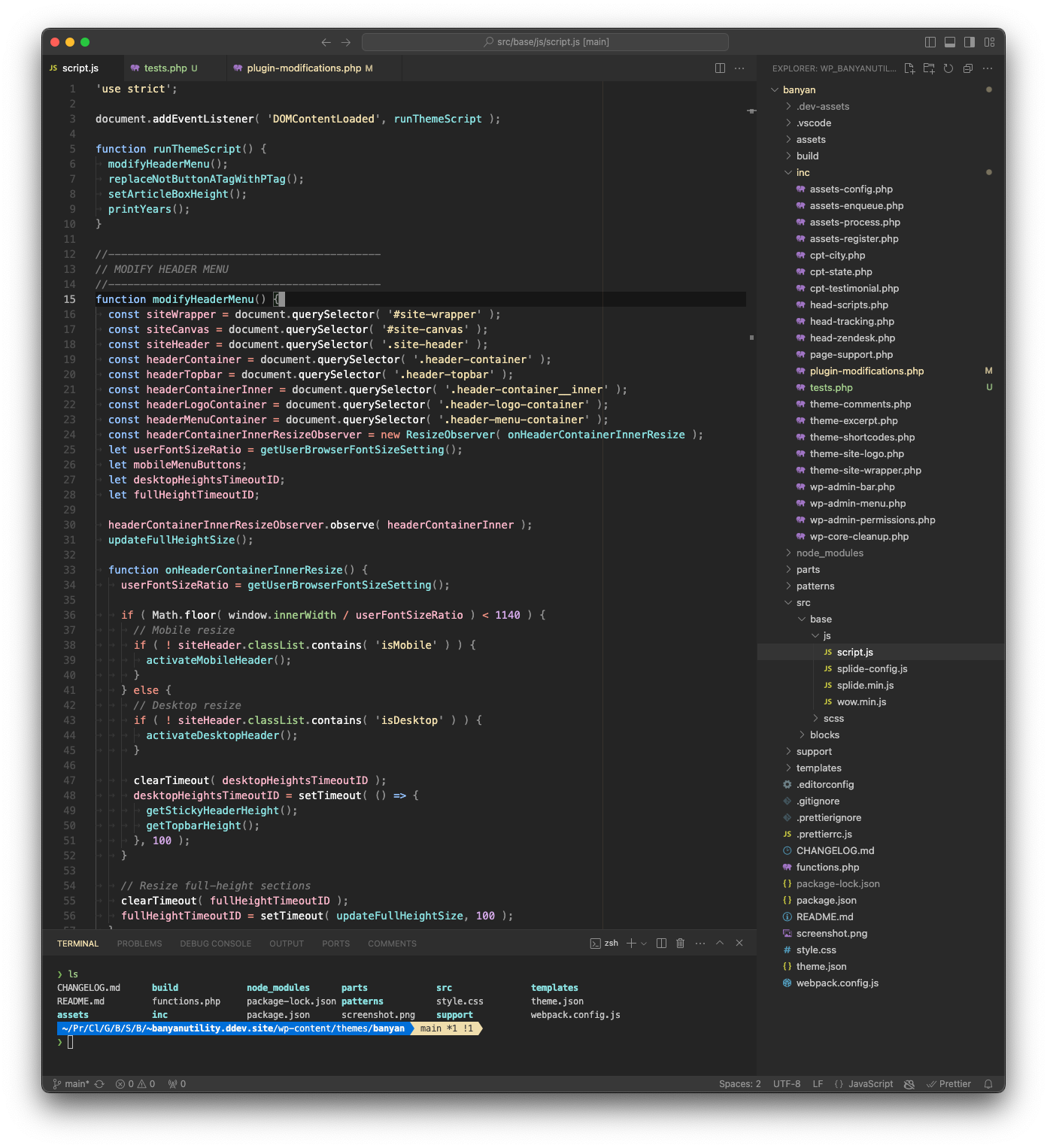 Cassidy Dark theme screenshot