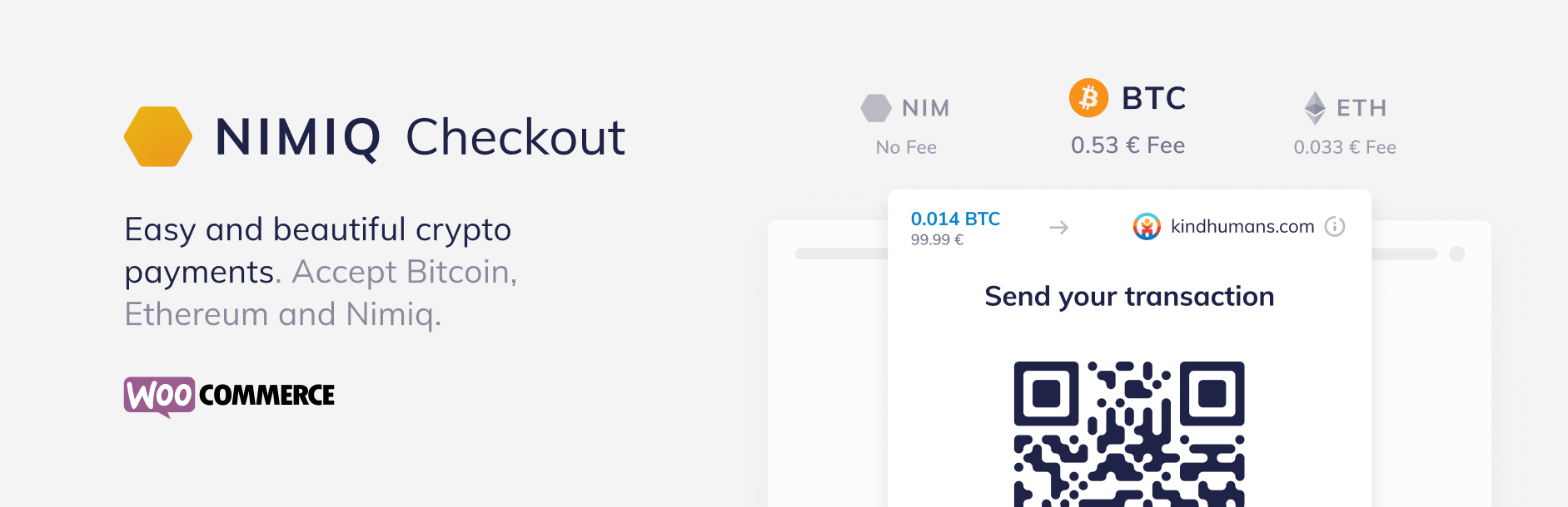 Cryptocurrency Checkout by Nimiq