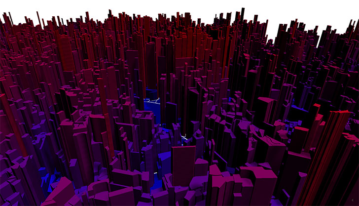 Exmple Rendering of Berlin building data