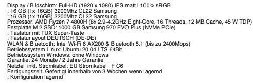 Pulse Specs